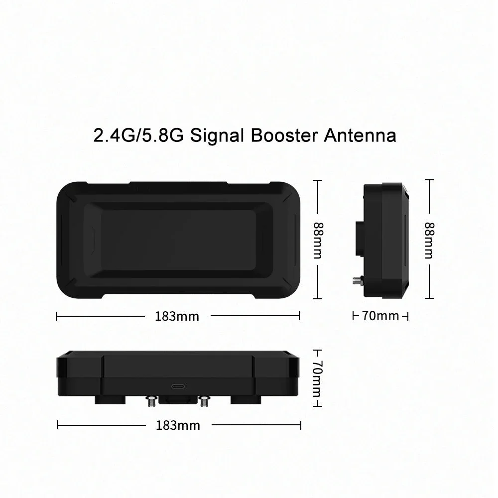 EDUP AB047 10W 8000mAh 2.4G/5.2G/5.8G Tri-band Free-Switch WiFi Signal Amplifier Wifi FPV Signal Booster Antenna Drone Extender 6
