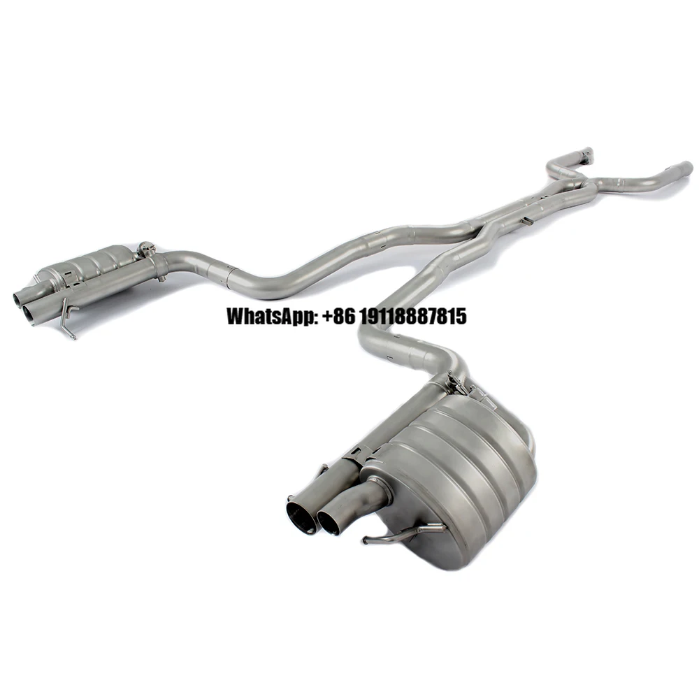 

Performance Stainless Steel Full Set Valvetronic Exhaust System for Mercedes Benz C63 W205