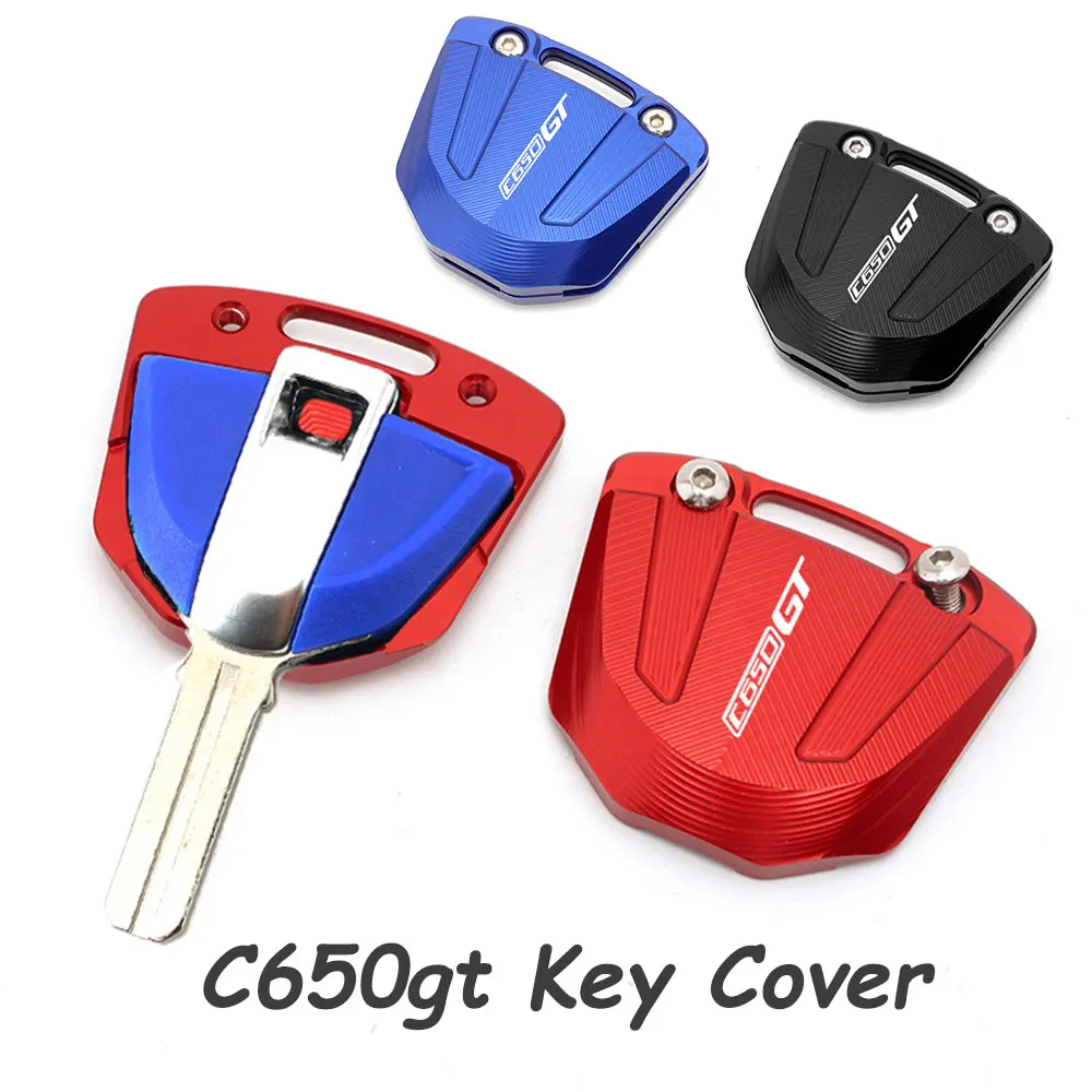 Custom Logo For BMW C650gt C650 C 650 Gt C600 Sport CNC Aluminum Key Cover Key Shell Case Protection Motorcycle Accessories