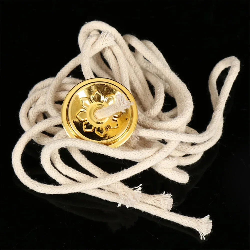 4M Long Round Cotton Wicks Alcohol Rope Candle Burner For Kerosene Alcohol Lamp Torch Oil Wine Bottle Product Wicks Accessories