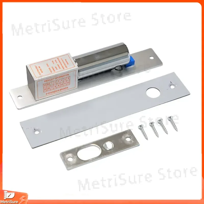 DC12V Strike Lock NO COM 5-Wire Low Temperature Automatic Door Lock for Security Door Access Control System Smart