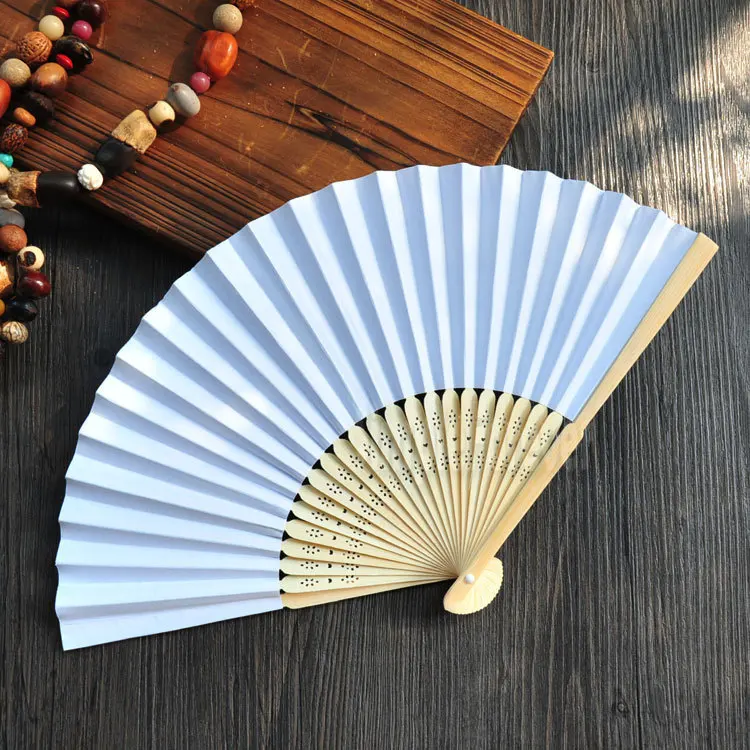 

Free Shipping Chinese .Silk Folding Luxurious Fan In Elegant Laser-Cut Gift Box Party Favors Wedding Gifts