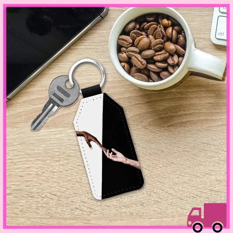 

Compact 20Pack Sublimation Blanks Keychain Heat Transfer Keyring Various Kinds Sublimation Blank