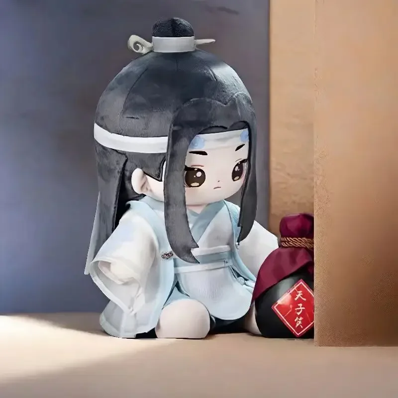 

Grandmaster of Demonic Cultivation WeiWuXian LanWangJi Cosplay Cotton Doll 40cm Naked Baby Maumet Furry Puppet Wool Adorable