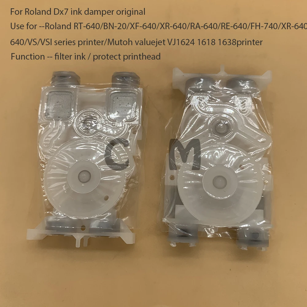 1PC Original DX7 Printhead Damper For Roland RA640 RF640 XF640 RE640 FH740 VS640 BN-20 Mutoh VJ1638 Printer DX6 DX7 Head Dumper