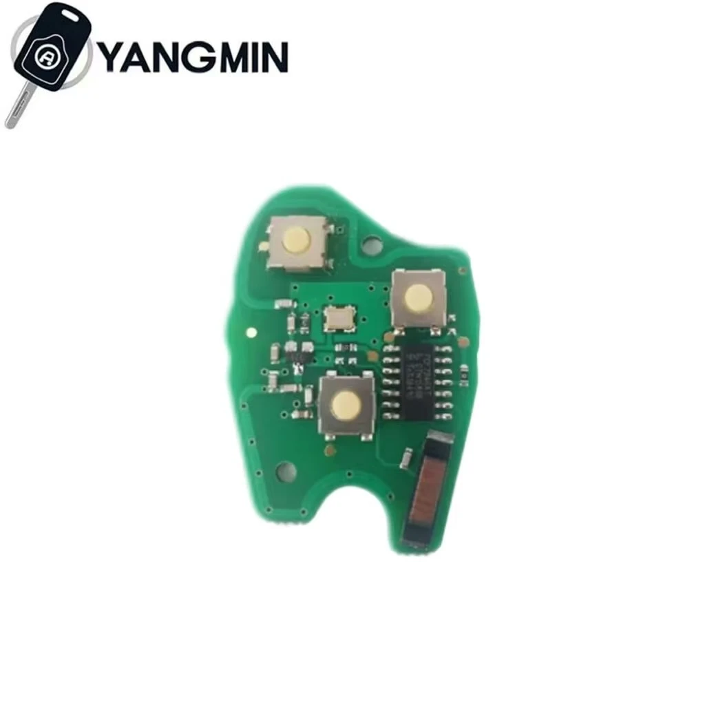 YANGMIN Casing Cangkang Kunci Jarak Jauh untuk Renault Megane Modus Espace Laguna Duster Logan DACIA Sandero Fluence Clio Kangoo 2 Tombol