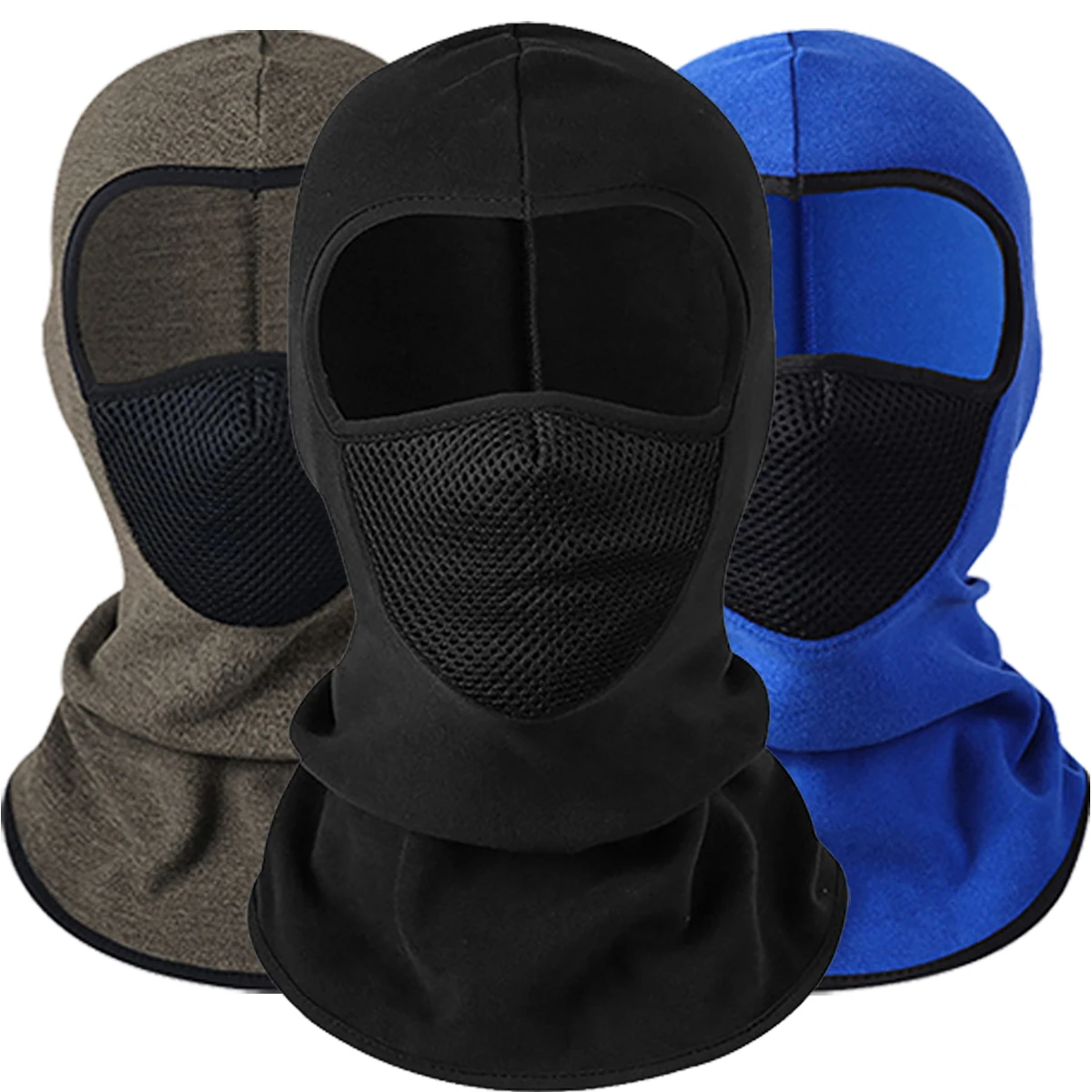 AliExpress NONE Winter Balaclava Hat Cycling Full Face Mask Warm Outdoor Sports Ski Fishing Hunting Mask Scarf Cap Breathable Bandana Headgear