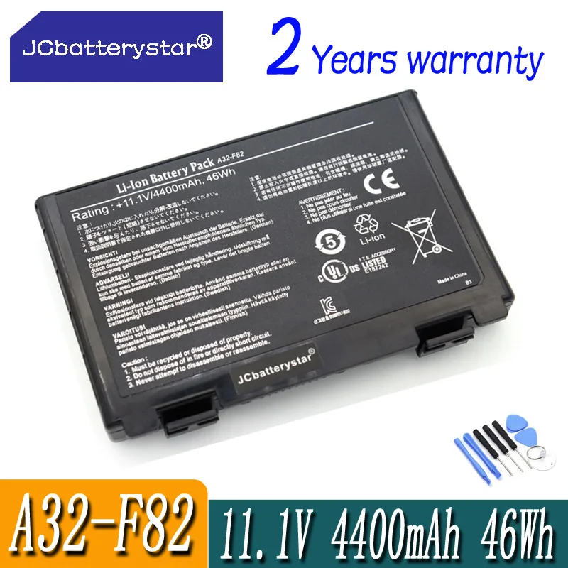 Imagem -01 - Jc-bateria do Portátil para Asus A32-f82 F52 F82 K40 K40lj K40ln K401j-e1 s K40e K50 K50ij K51 K60 K61 K6c11 K70 K70as K70as-x2a K7010