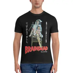 Terrorist Nurse Men T Shirts Braindead Horror Movie Creative Tee Shirt Short Sleeve Round Neck T-Shirt 100% Cotton Adult Clothes