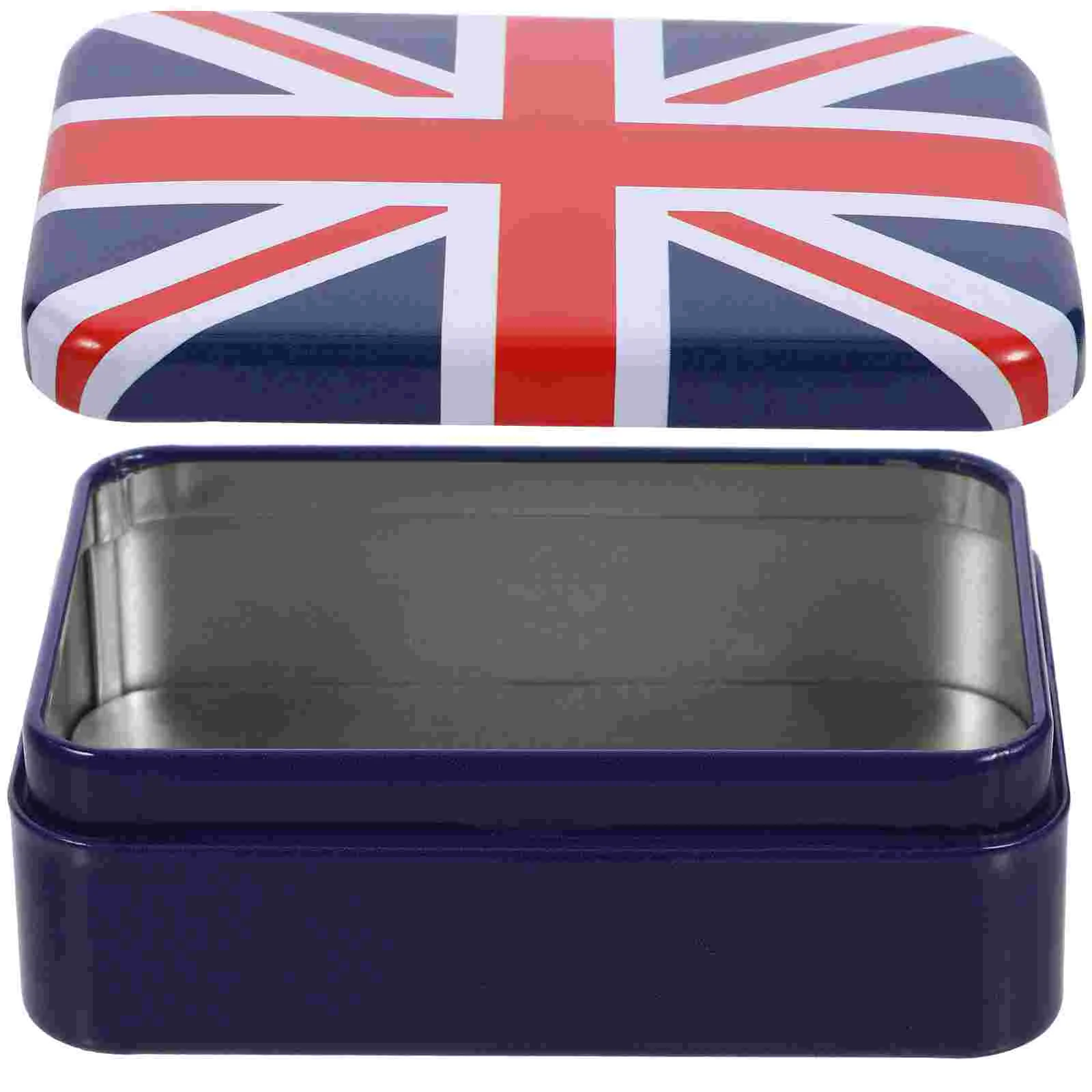 

Gorgeous Tinplate Storage Box Decorative Practical Cute Cookie Jar Small Portable Case Ideal for Parties Gifts