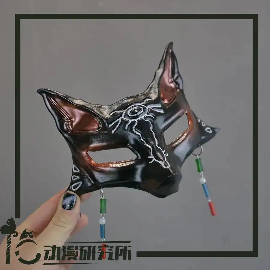 أنيمي لعبة الفرسان لابلاند تأثيري قناع هالوين الوحش ملحق حفلة لعب الأدوار الدعامة ملثمين الكرة الملحقات