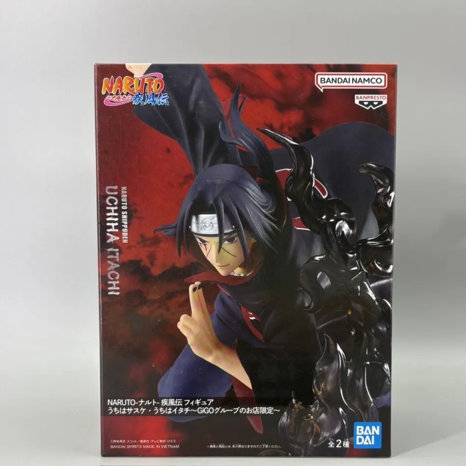Bandai Banpresto Naruto Shippuden Anime GiGO Limited Uchiha Itachi Action Figure Model Figurine