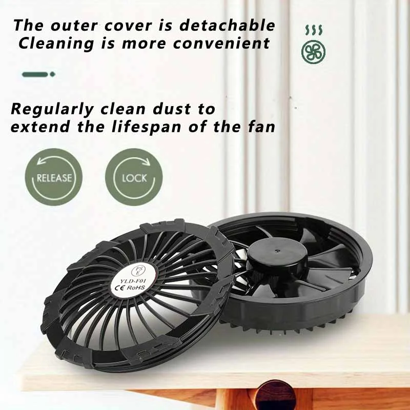 

5V fan Suitable for all work clothes with Fans, Wearable USB Fan accessory for air conditioning work clothes,3-speed adjustment