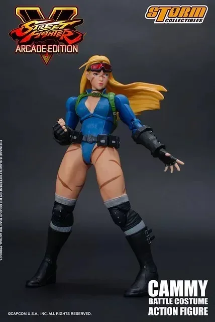 

Storm Toys ST Street Fighter 5 CAMMY 1/12 Передвижная кукла Ручная кукла на складе
