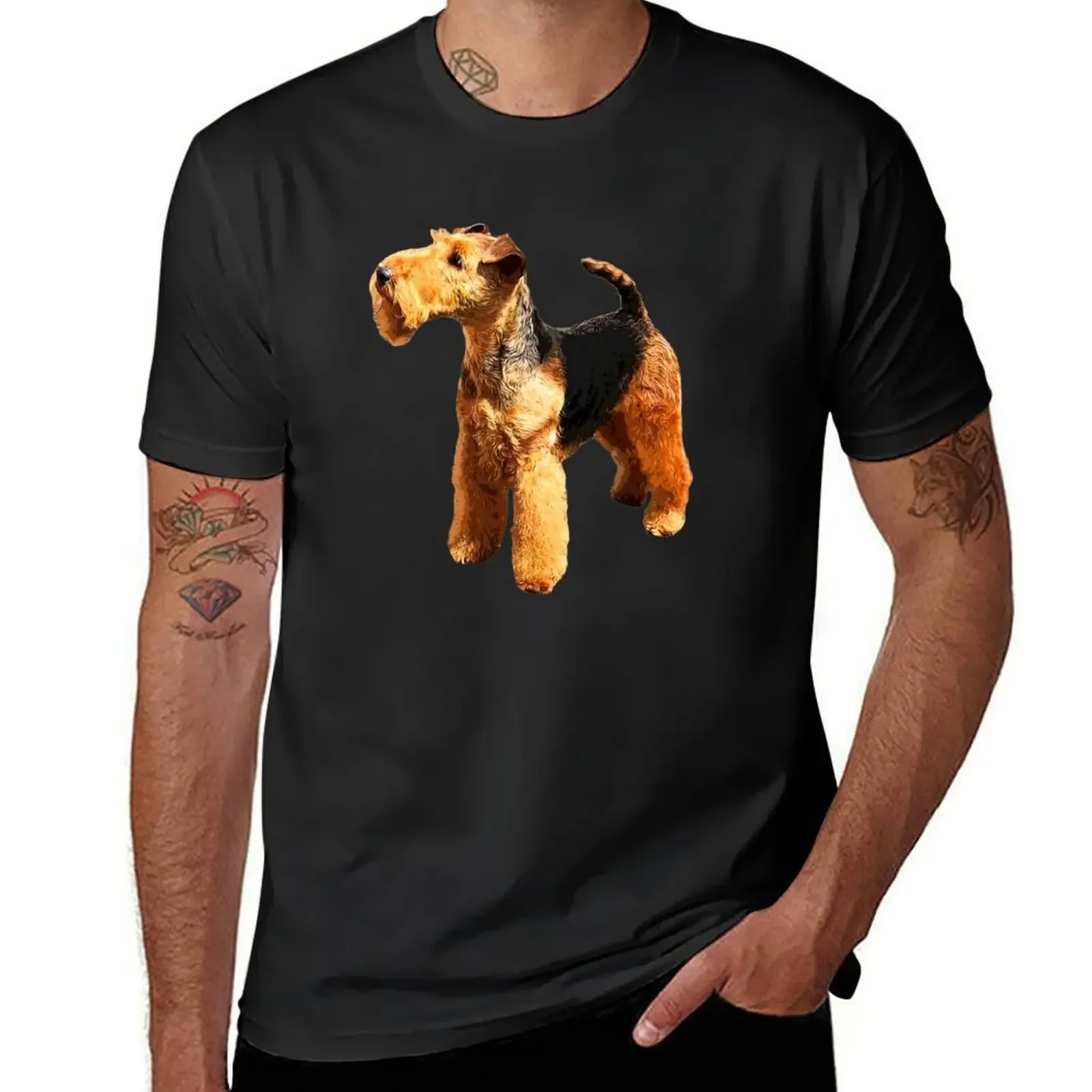 Welsh Terrier Beautiful Dog T-Shirt cute tops Short sleeve tee tees graphic t shirt vintage mens designer clothes