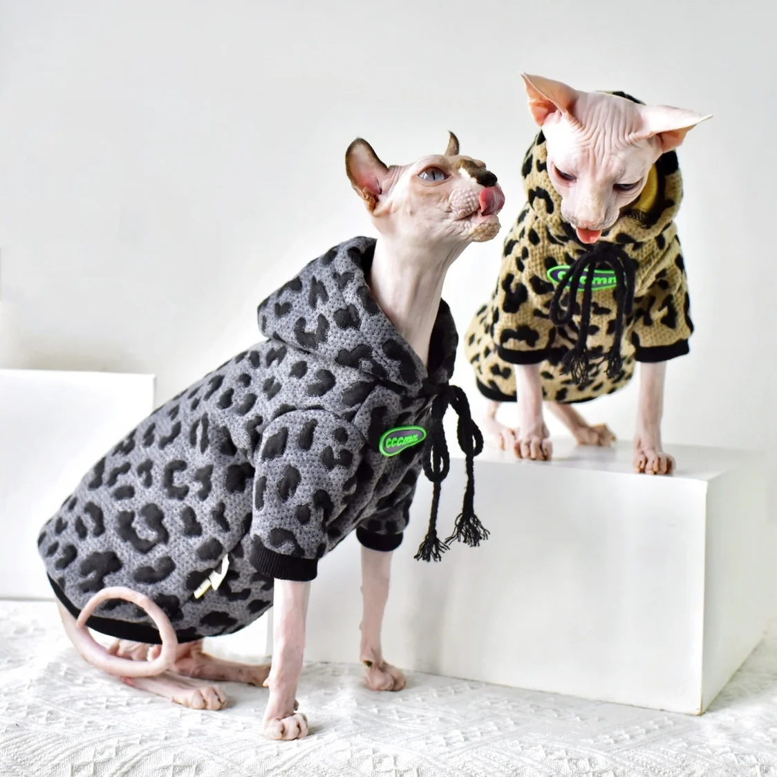 100% Cotton Sweater For Pets  Autumn Winter Warm Sphinx Hairless Cat Clothes Deven Clothes  Clothing for Cats