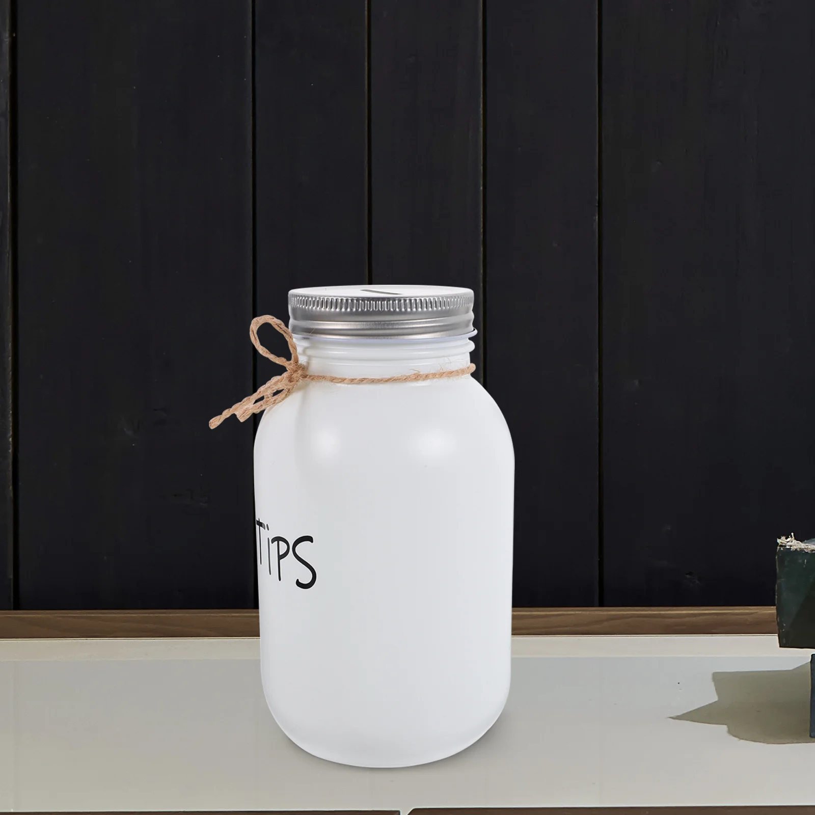 

Sturdy Glass Piggy Bank for Adults Heavy Duty Money Saving Box Scratch Resistant Decorative Coin Container Home Office Desktop