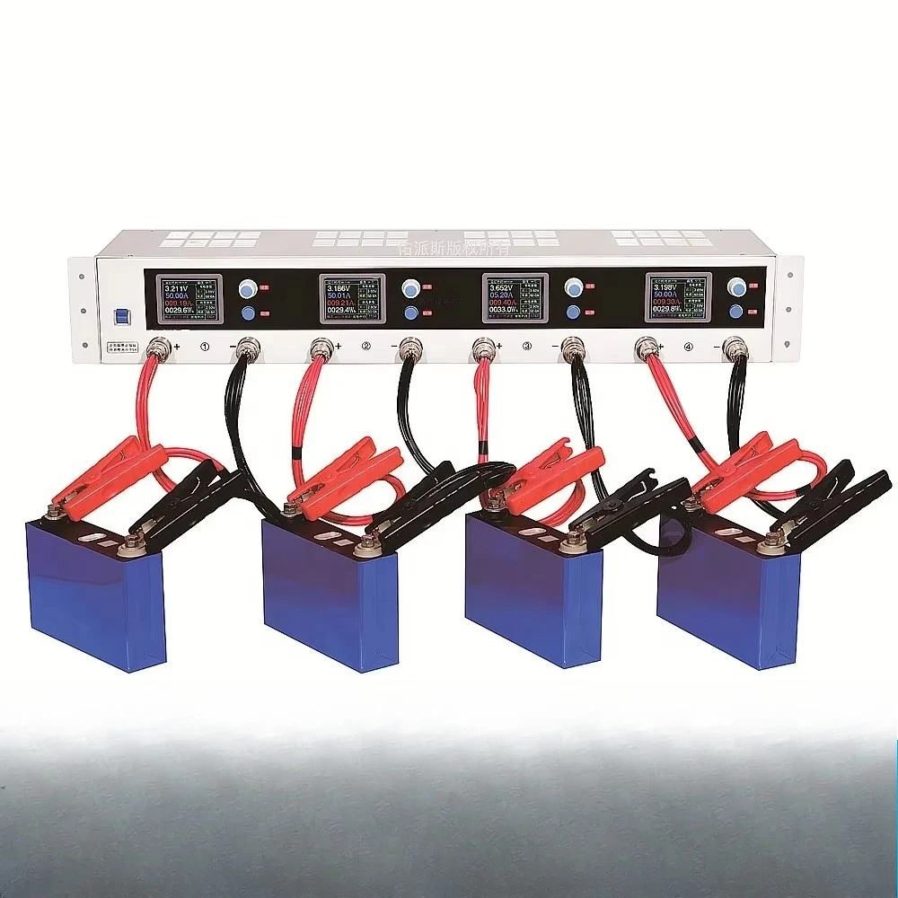 4-Channel lithium battery charge and discharge tester Large capacity aluminum shell single lithium battery