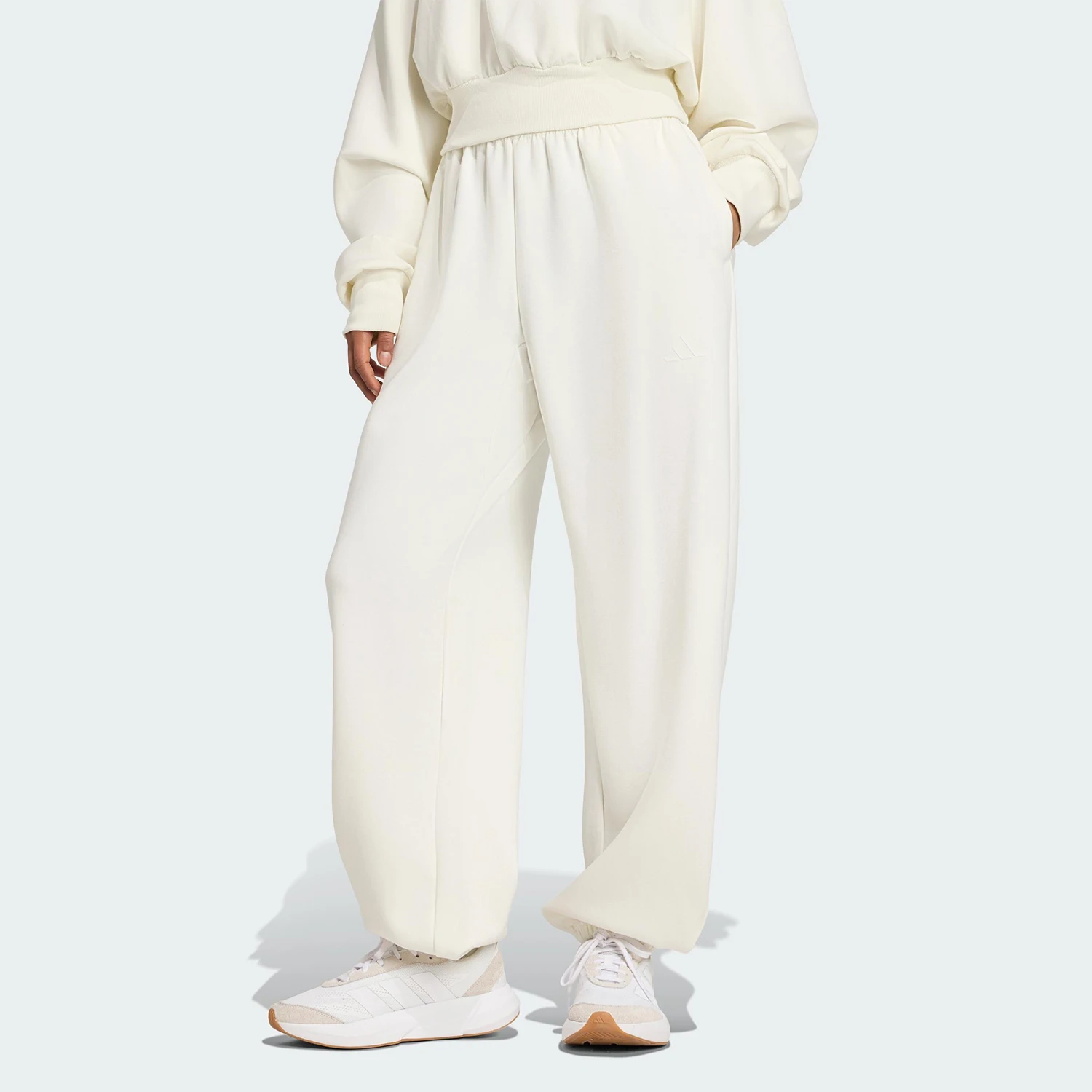 

Женские трикотажные спортивные брюки Adidas Originals с манжетами, осень 2025, JV9896