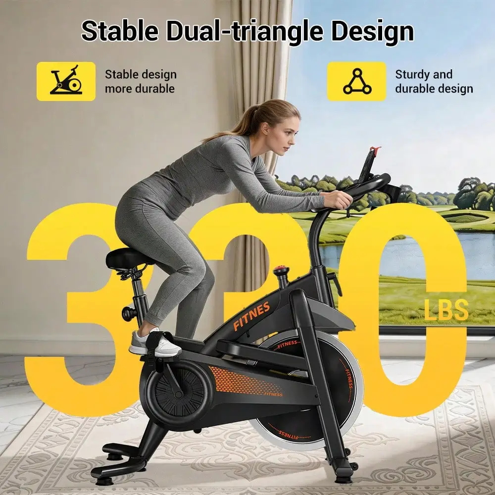 CURSOR FITNESS 4-In-1 Folding Magnetic Upright Exercise Bike With Arm Resistance Bands – Quiet, 16-Level Magnetic Resistance, Supports Up To 300 Lbs, Ideal For Home Workout