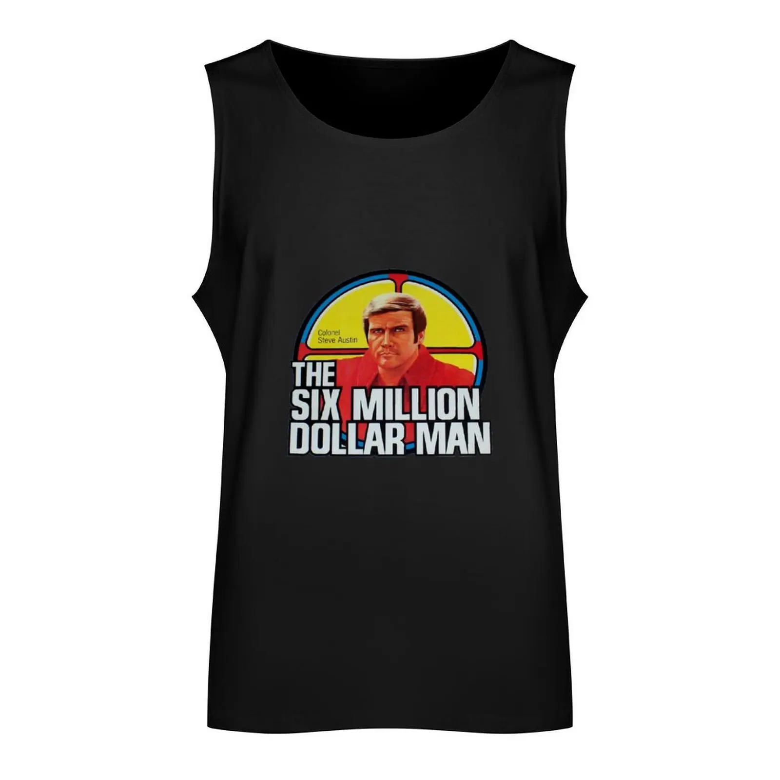 The Six Million Dollar Man Tank Top muscle t-shirt Men's sleeveless t-shirts for men