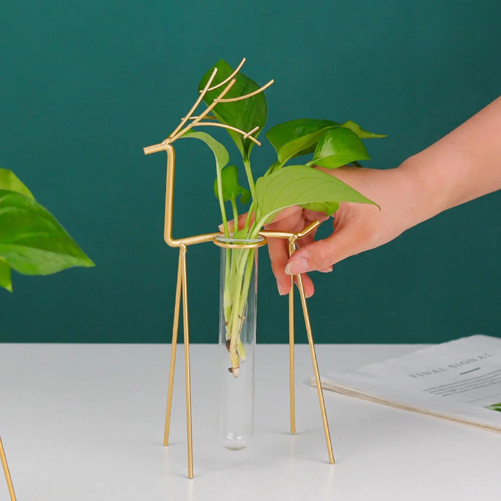 

Desktop Planter Propagation Station Hydroponic Bud Vase Modern Decorative Decoration Ornaments