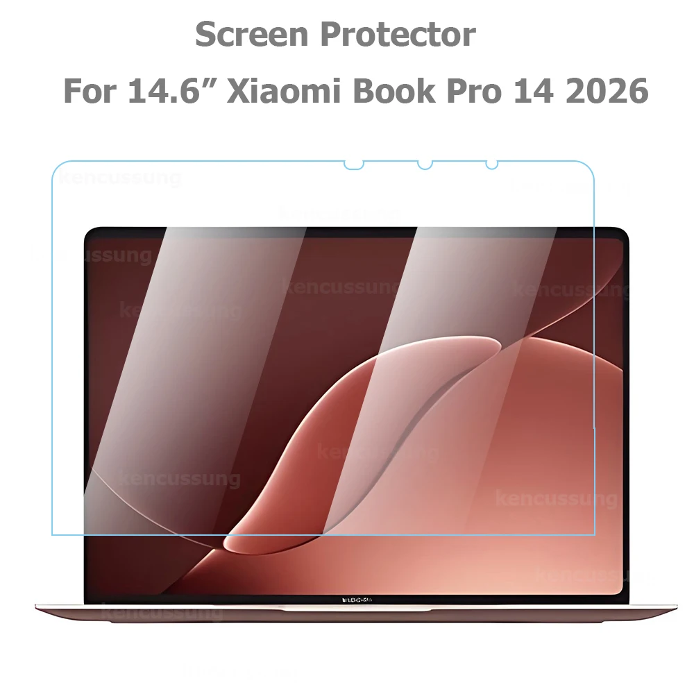 Screen Protector for Xiaomi Book Pro 14 2026 Released 14.6Inch Clear Tempered Glass 0.3MM 9H HD Scratch-proof Protective Film
