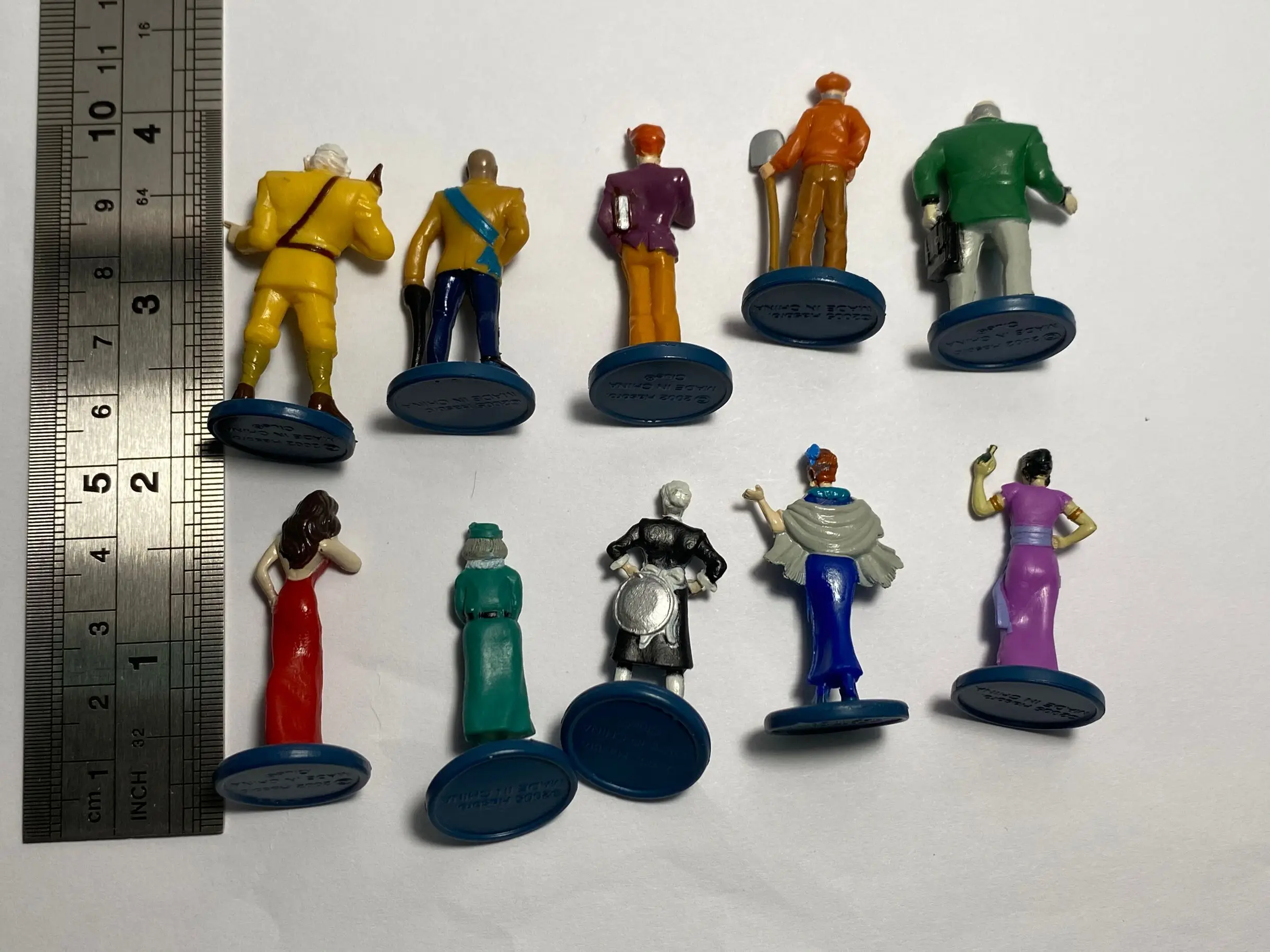 Kids Toys Clue Game 10PCS Suspects Pieces Tokens Movers Characters Action Figures