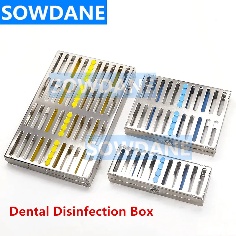 New Dental Stainless Steel Disinfection Placing Box Tray for Dental Instrument for 5 10 20pcs Tool Disinfection Plate