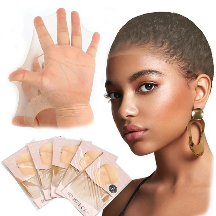 

New Sheer Stocking Cap Super Thin HD Wig Cap Custom Color Nude Sheer Thin Wig Caps for Making Wigs