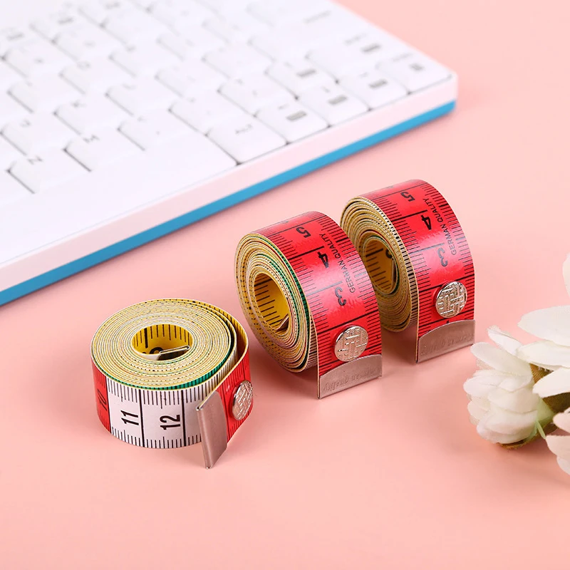 150/200cm Double-sided Body Measuring Tape Ruler Sewing Tailor Tape Mini Seamstress Measure For Sewing Meter Sewing Measure Tape