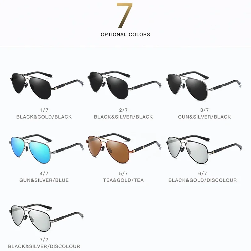 

KIZN Pilot мужские поляризационные очки 2025 новые UV400 из сплава женские классические солнцезащитные очки для близорукости на заказ очки по рецепту от -0,50 до -6,0