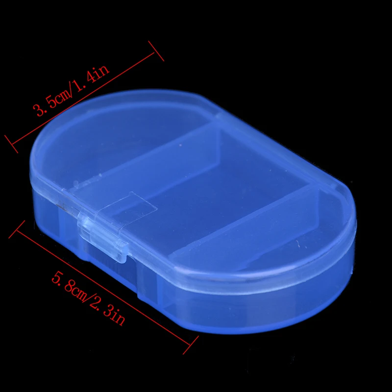 Mini 3 Grid Pill Box Plastic Travel Portable Storage Box Container Tool
