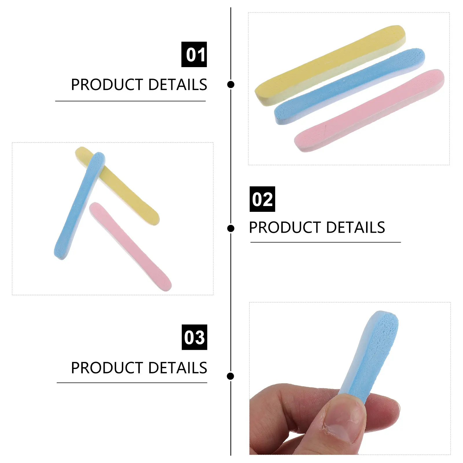 144Pcs Facial Sponge Compressed Colorful Disposable Makeup Removal Sponge Pad Lightweight Portable for Daily Use