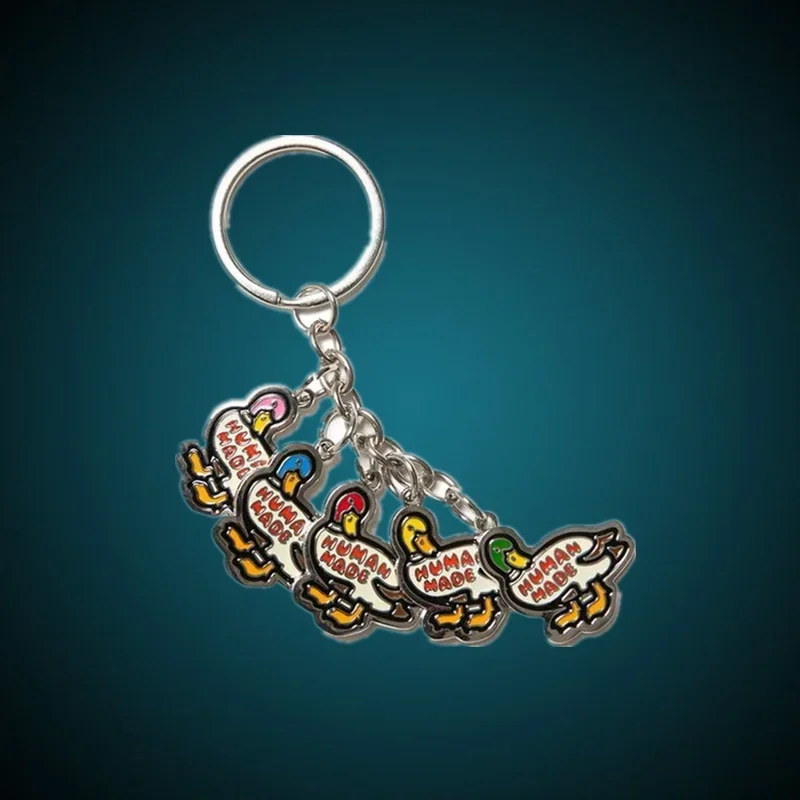 

Colorful Duck Head Key Charm, Human Made 21AW, Car Keychain, Auto Decor Accessory, Trendy Pendant