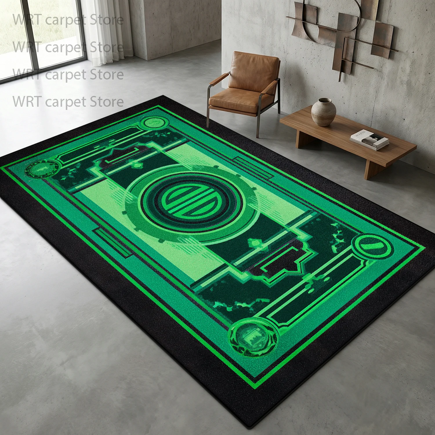 Cyberpunk Neongrüner Geometris – Outdoor Lighting Garage Bewertung und Preis