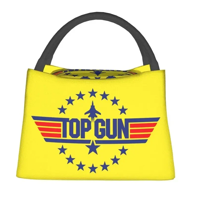 

Tom Cruise Maverick Film Top Gun Thermal Insulated Lunch Bag Women Portable Lunch Container for Outdoor Picnic Meal Food Box