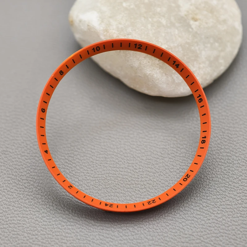 Dia 30.5mm Chapter Ring Fits SKX007 SKX009 SRPD Watch Cases Replace Plasticsr Inner Ring NH35 NH36 Watch Case Parts Refit