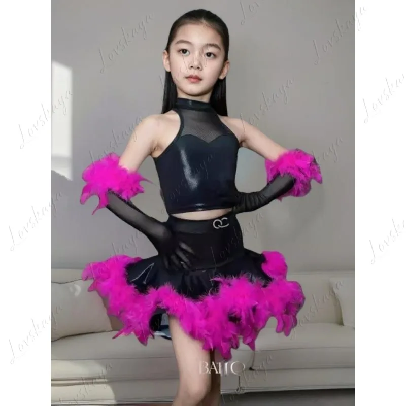 ชุดการแสดงละตินสำหรับเด็กใหม่ ชุดแข่งขันทีมหญิง