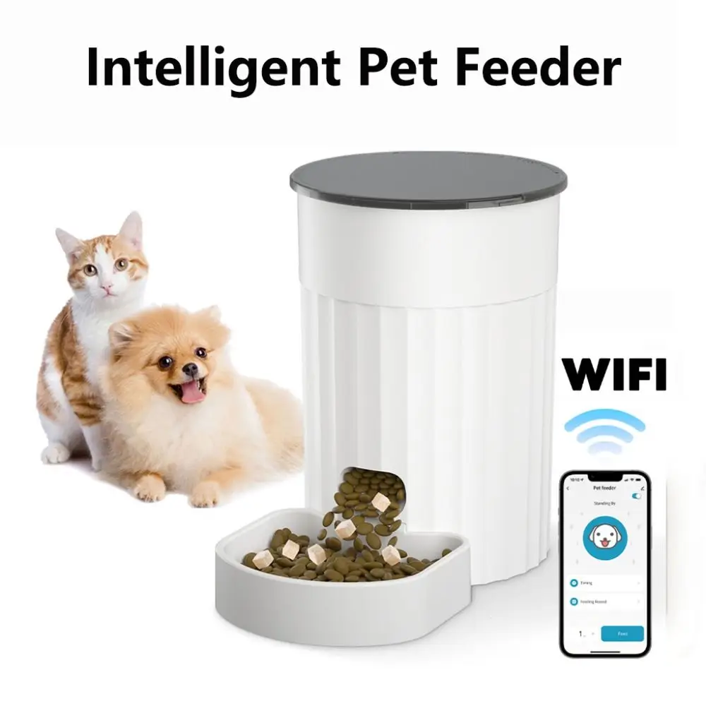 

2.7L Automatic Pet Feeder Large Capacity App Remote Dog Food Dispenser Washable Timed Intelligent Feeder Bowl Dog Cat Supplies