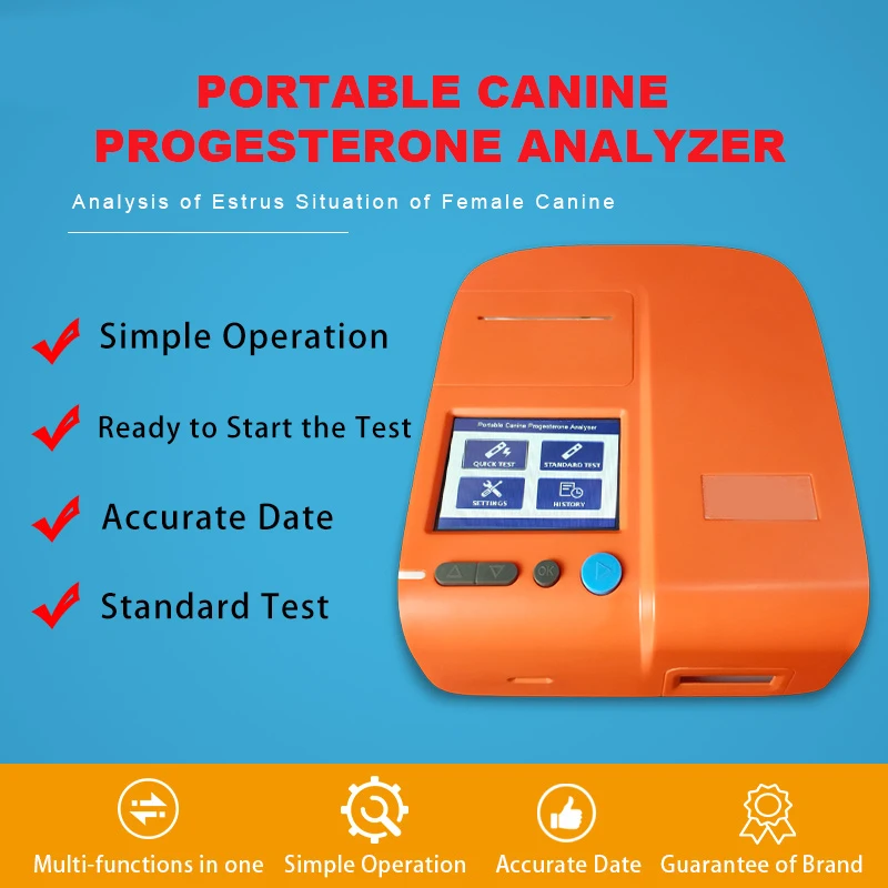 Dog Progesterone Detector Analyzer Kit Canine Dog Pregnancy Tester Machine Veterinary Equipment