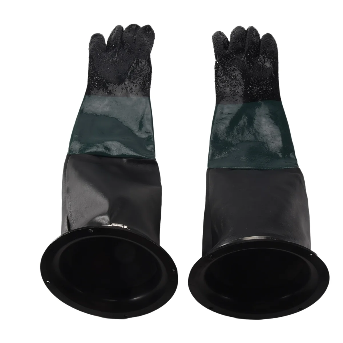 ABZL Sandblasting Gloves SandBlaster Parts 60cm with O Rings for Sandblast Cabinet