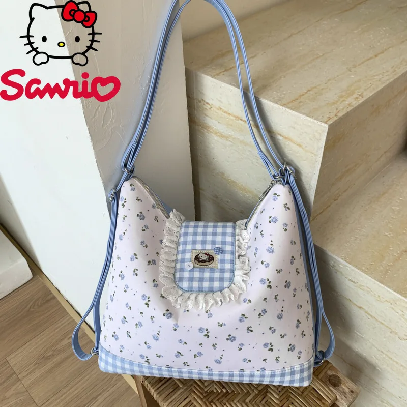 

2025 New Girl Shopping Bag Fashion High Quality Flower Printed Women's Handbag Versatile Multi Functional Women's Storage Bag