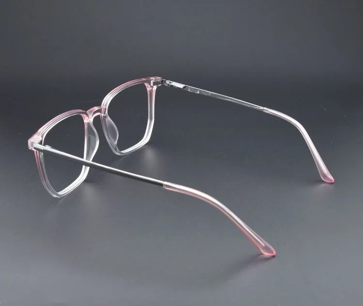 Transparente Brille Magnet Sonnenbrille Clip gespiegelt Magnet clip auf Brille rosa Rezept Myopie Brille Rahmen lila – Detail 24