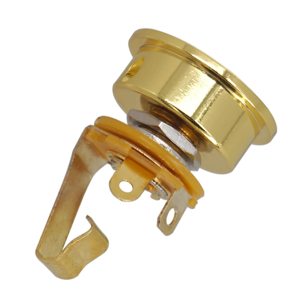 

1 шт., держатель пластины для розетки, хромированный встраиваемый домкрат, электророзетка в сборе, серебристый/черный/золотой, аксессуары для электрогитары