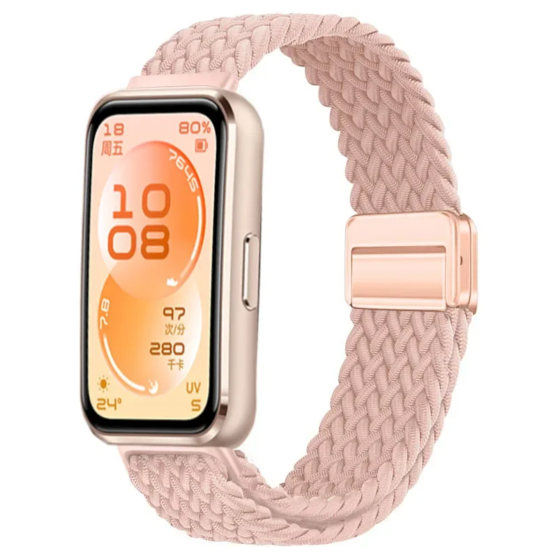 Offizielles geflochtenes Nylon-Schlaufenarmband für Huawei Band 11/11 Pro, Armband mit magnetischer Schnalle für Huawei Band 8/9/10/11/11 Pro – Detail 20