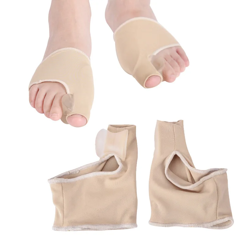 Toe Separator Foot Care Tool - Bone Thumb Adjuster Protector Pedicure Sock Hallux Valgus Bunion Straightener for Foot Care