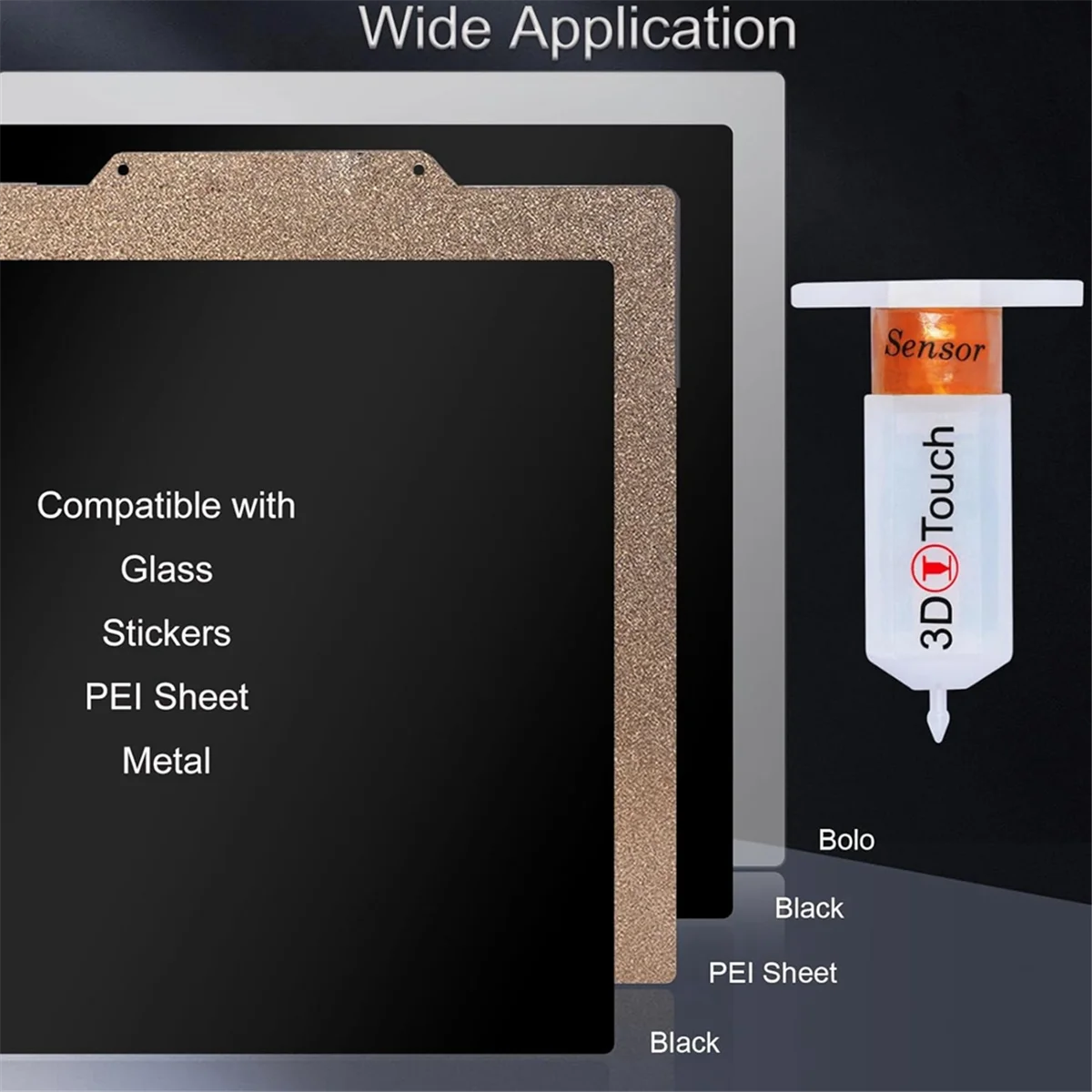 ترقية مستشعر تسوية السرير التلقائي BL- Touch V3.2 مع 4 دعامات BL - مجموعة اللمس للوحة الأم 8 أو 32 بت A002