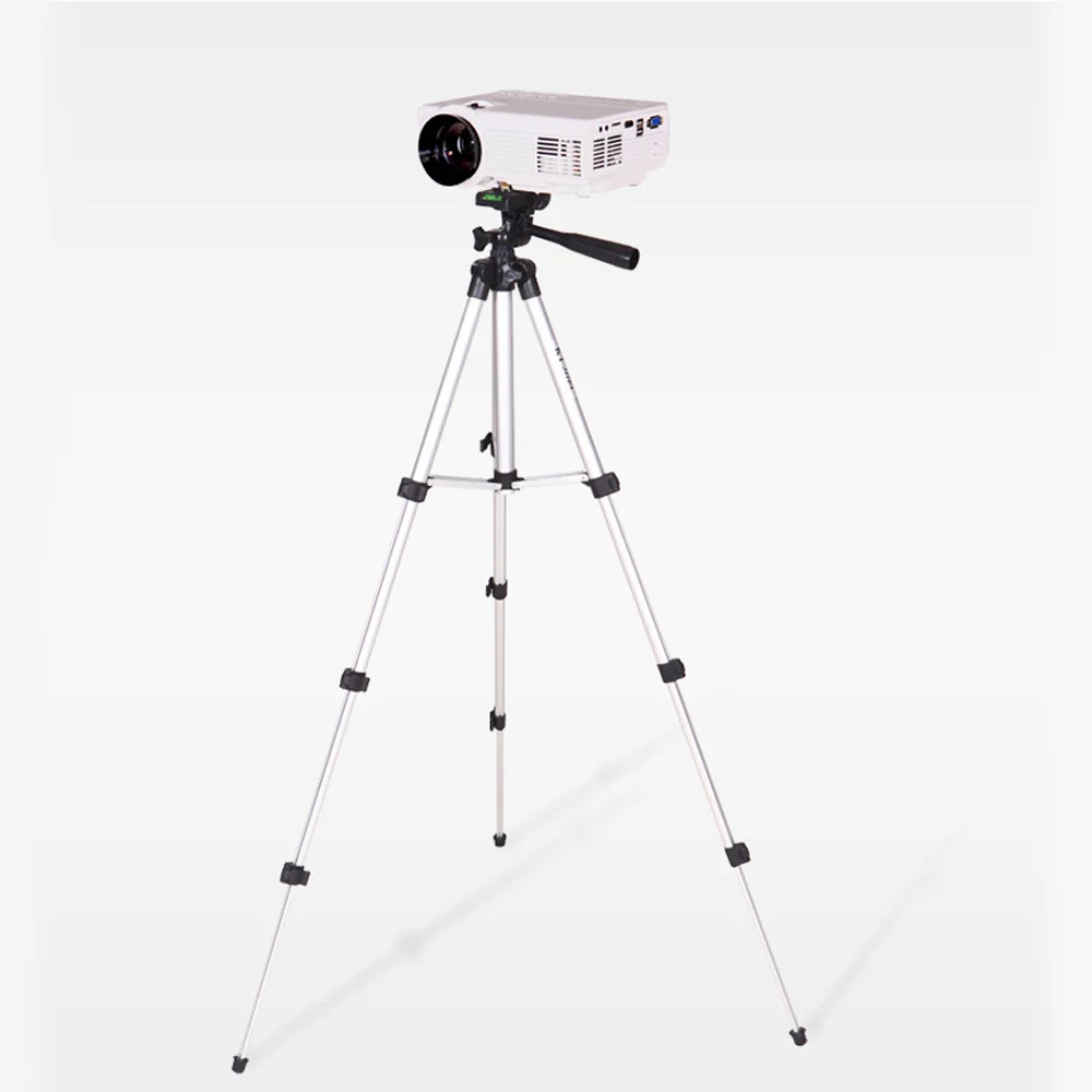 Trípode de cámara de cabeza de bola de 360 grados, andamio de proyección, soporte de rodamiento sólido, Proyector, Soporte Universal portátil
