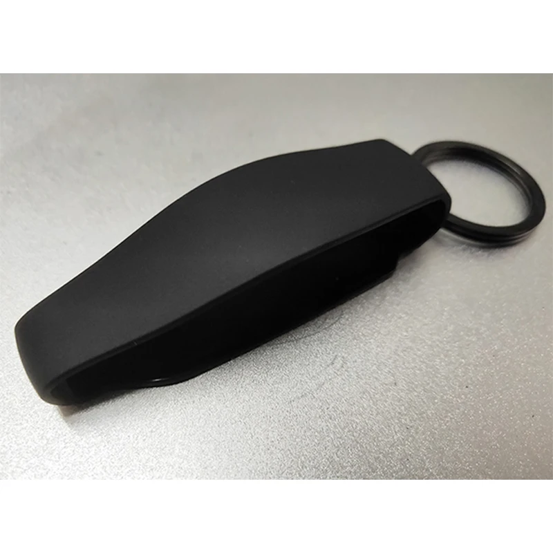 Portachiavi per auto portachiavi in Silicone con portachiavi in metallo per accessori Tesla Model 3 X S Y portachiavi